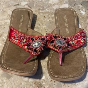 Women’s Montego Bay club dark orange flops